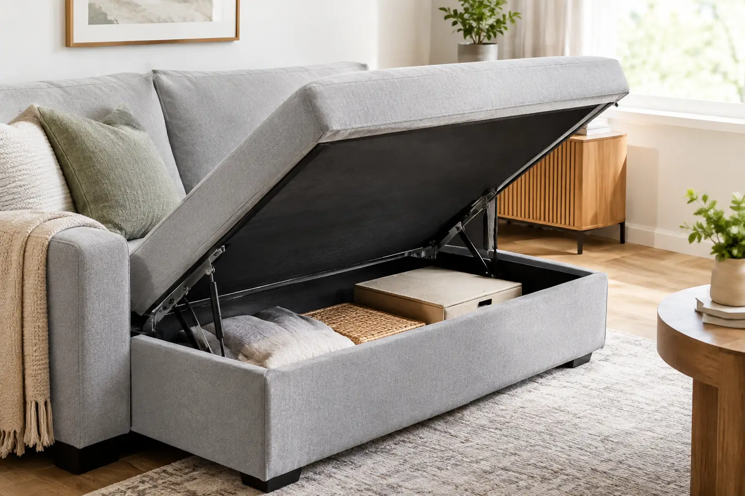 How to Use Sofa Storage Without Wasting Space