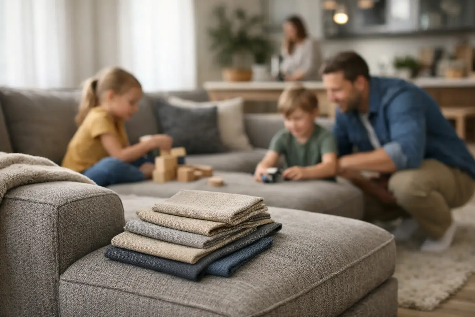 Durable Sofa Fabrics for Busy Family Homes